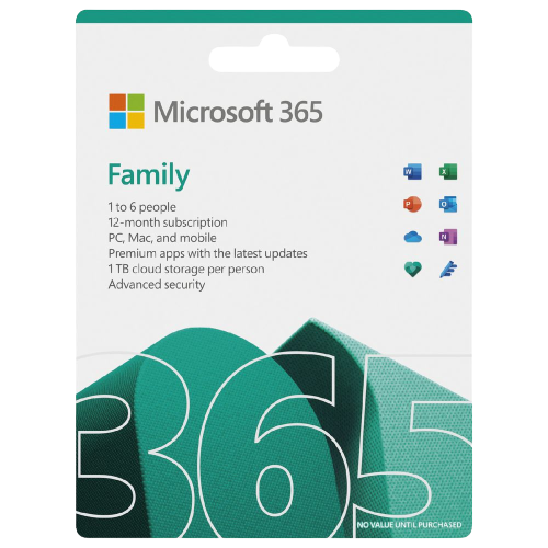 MICROSOFT OFFICE 365 (YEARLY SUBSCRIPTION) 6 USERS