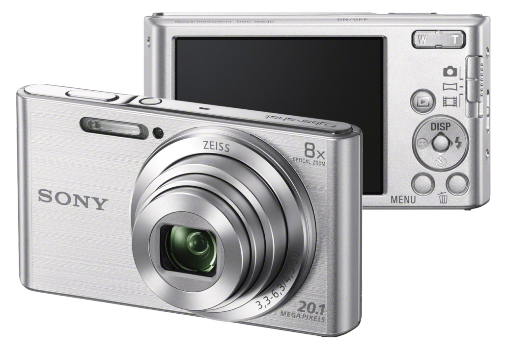 Sony DSCW830 20.1 MP Digital Camera with 2.7-Inch LCD (Silver) by Sony